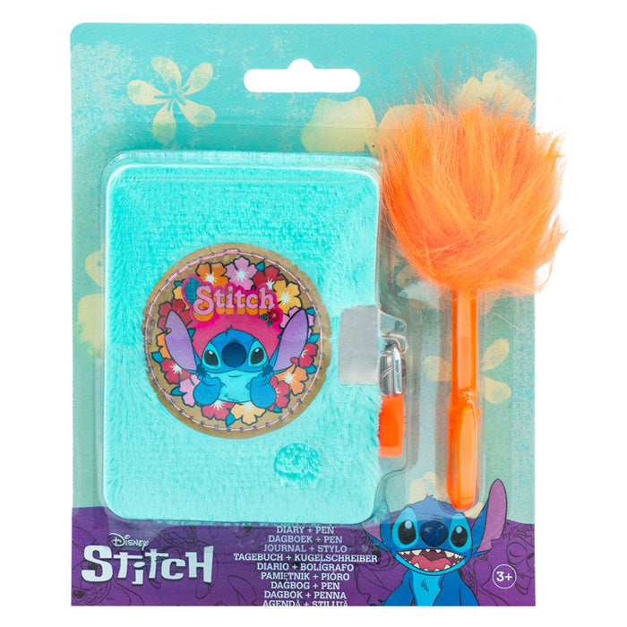Canenco Plush Diary with Fluffy Pen
