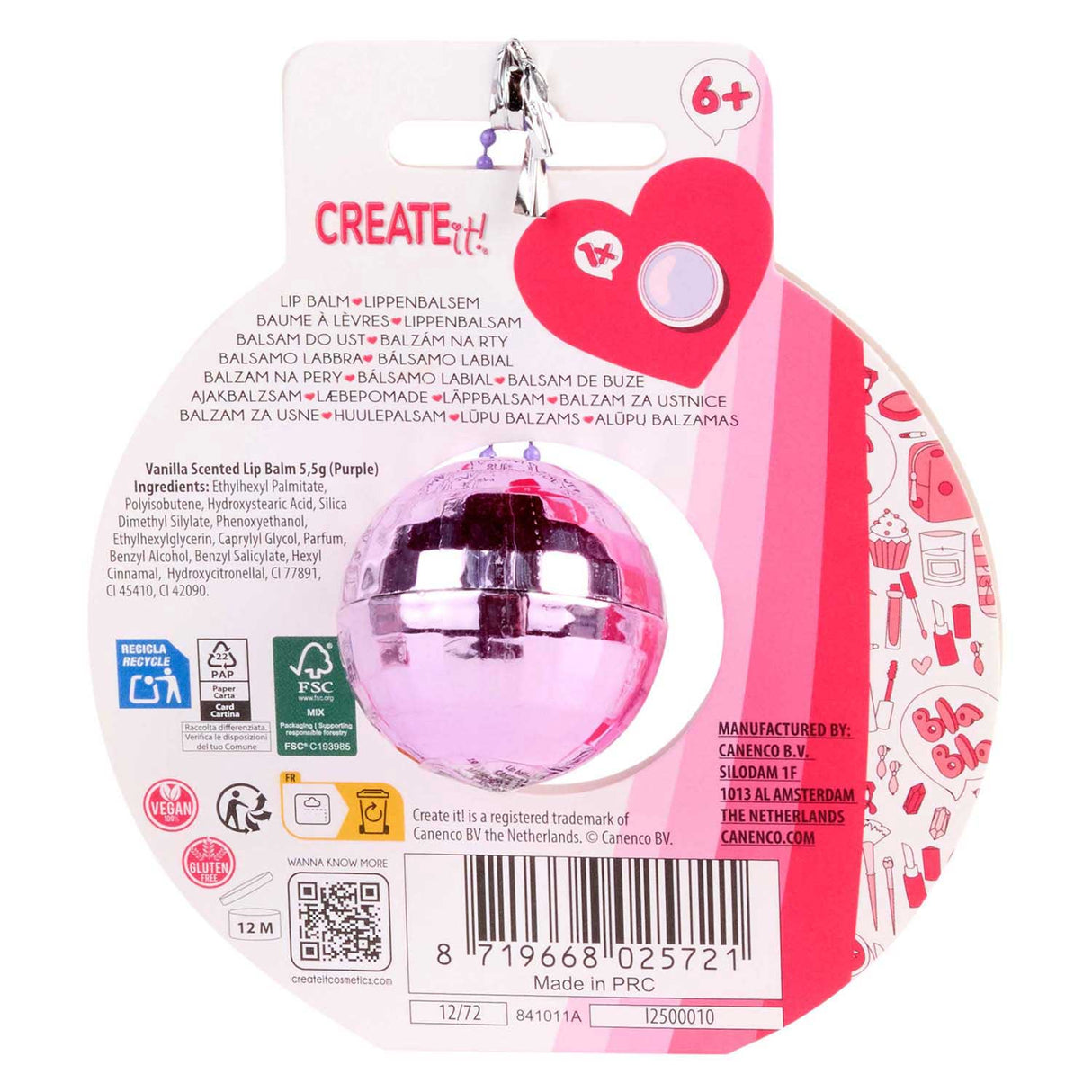 Canenco create it! lippenbalsem discoball