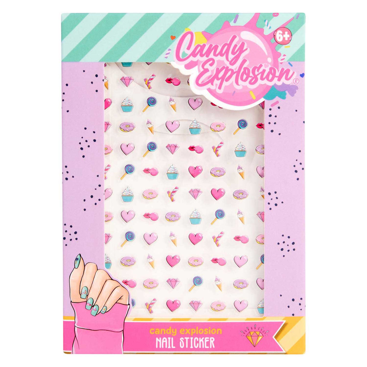 Canenco create it! candy explosion nail stickers