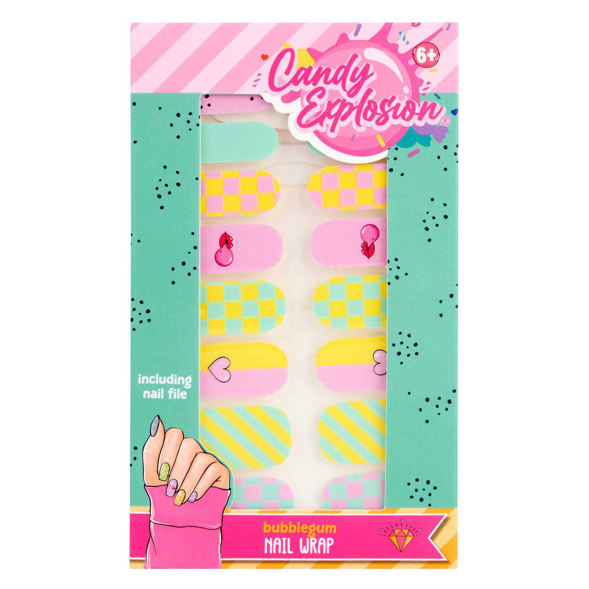 Canenco create it! candy explosion artificial nail stickers
