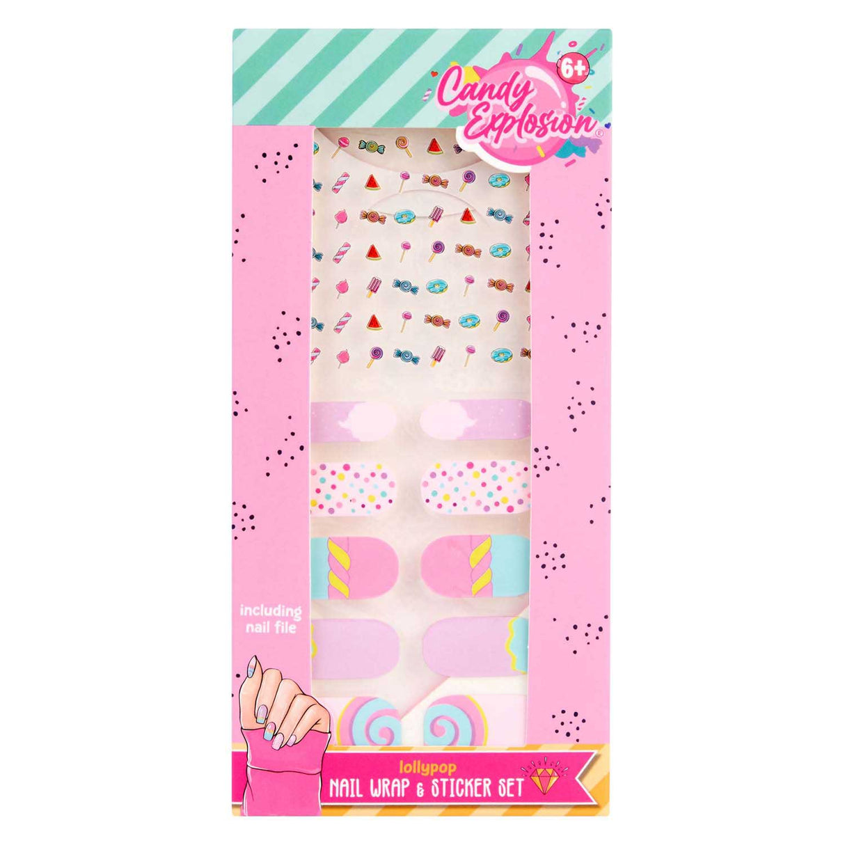 Canenco create it! candy explosion nagelstickers creatie set