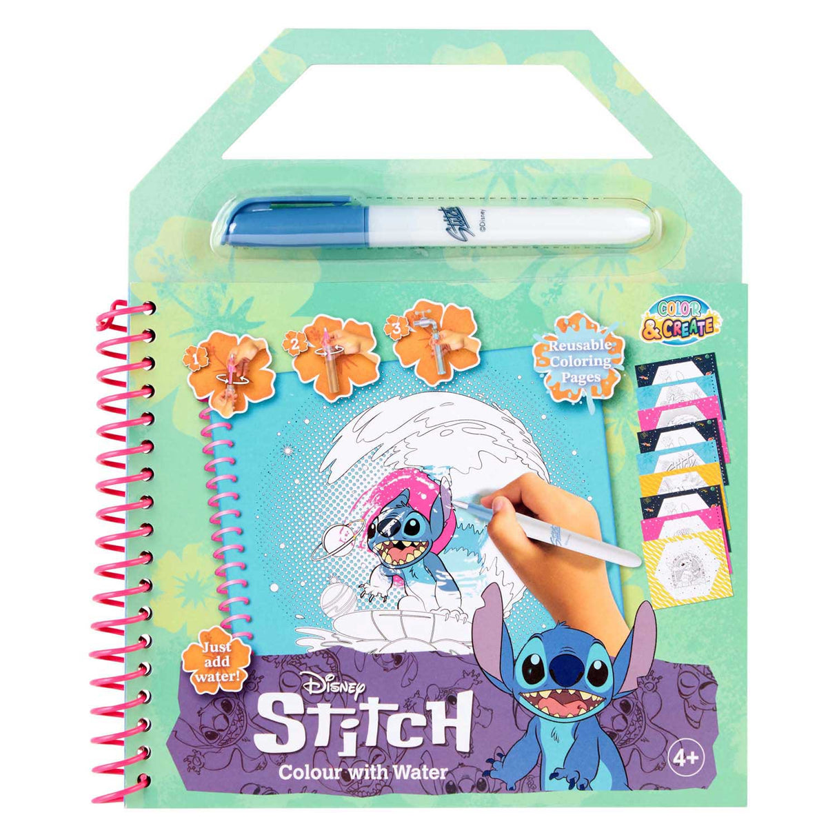Canenco Stitch Waasserfaarfbuch - abegraff Waasserstift