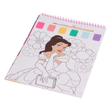 Canenco disney prinses water verfset boek - incl kwast