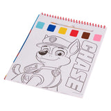 Canenco Paw Patrol Watercolour Paint Set Book - Incl. Brush