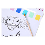 Canenco gabby's dollhouse water verfset boek - incl kwast