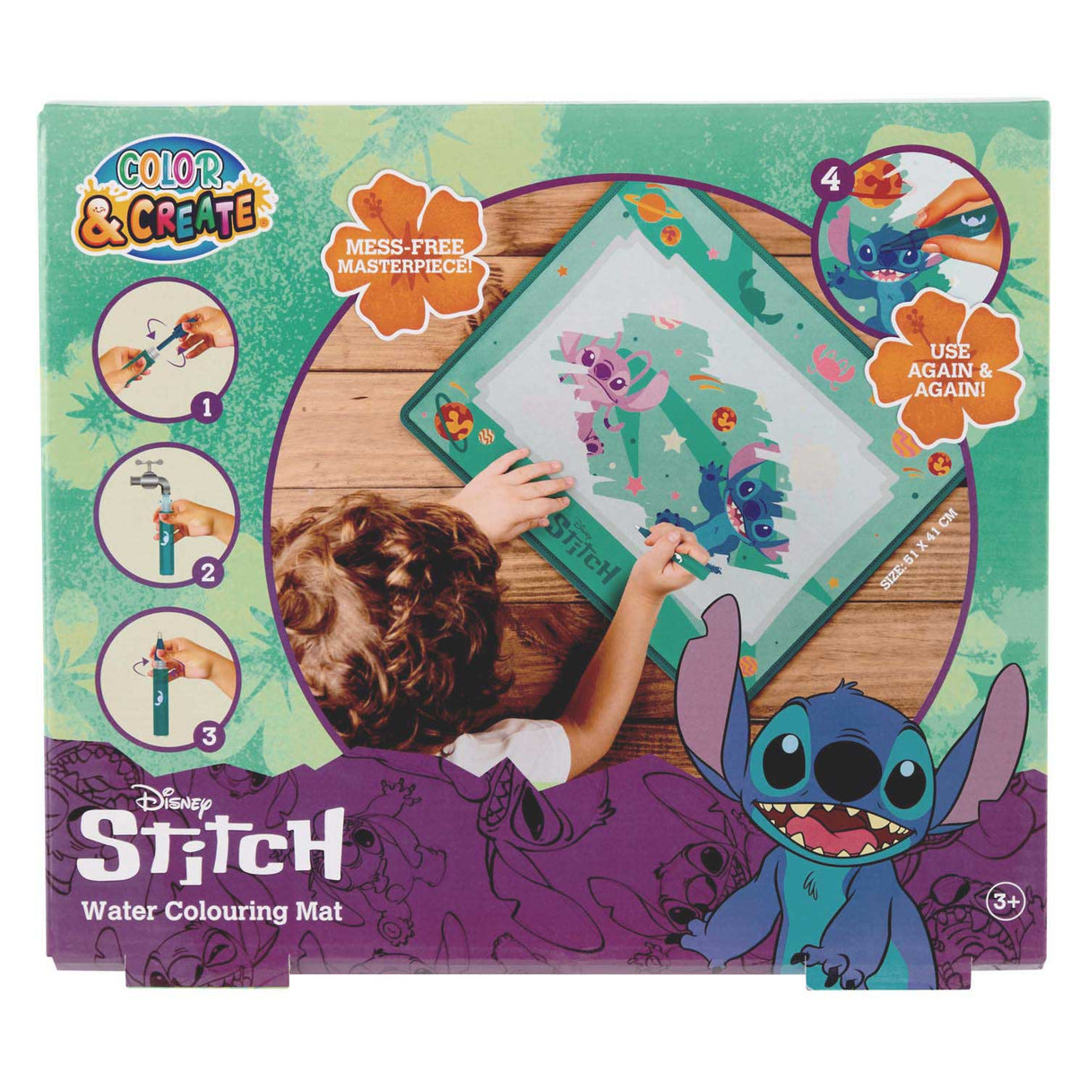 Canenco stitch akvarell lekematte, 51x41cm