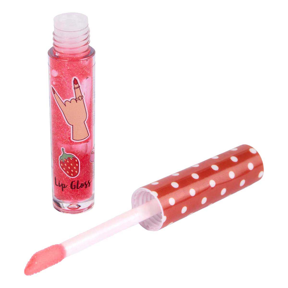 Erstellen Sie es! Lipgloss mit Glitzer und Duft 7-Stück