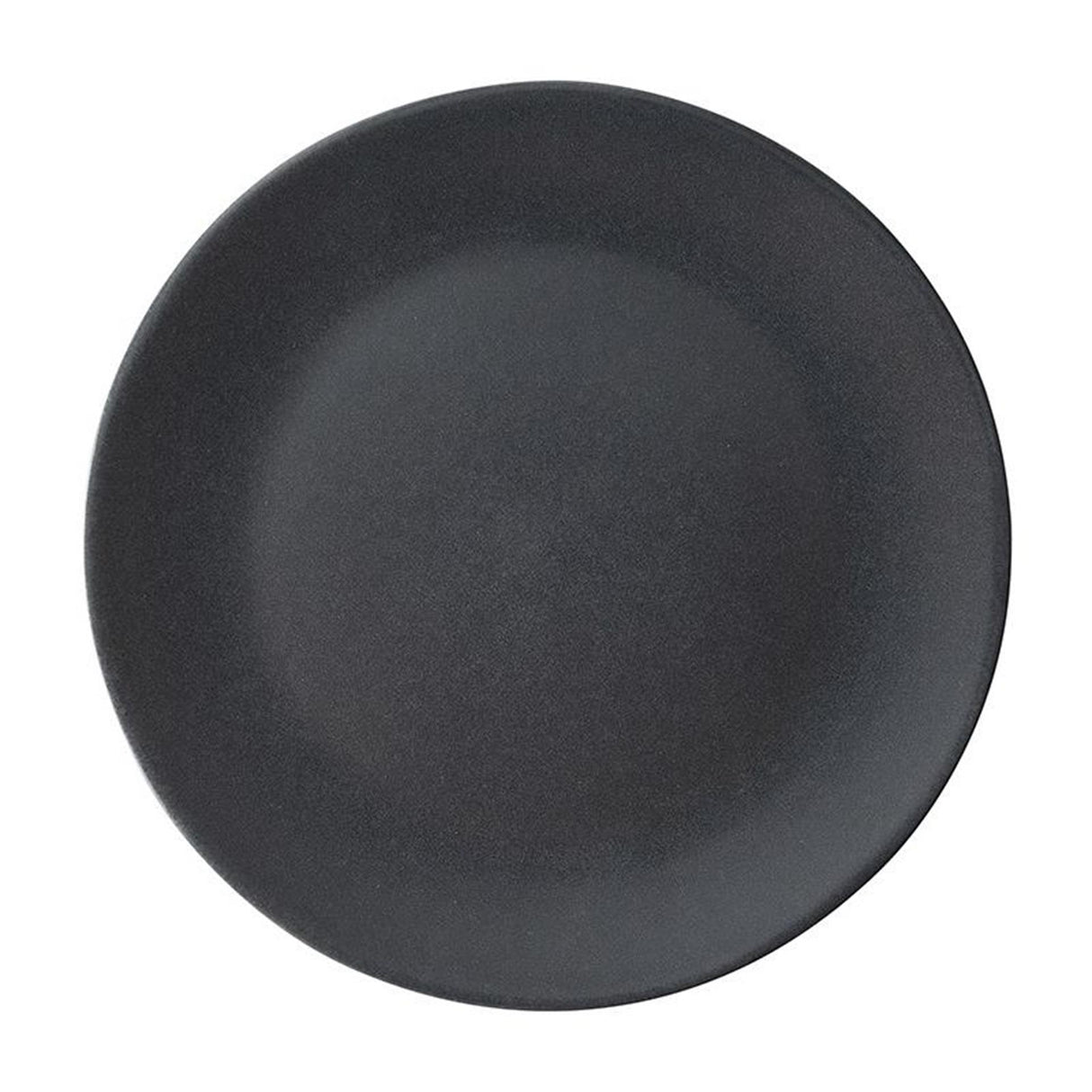 Dutch rose velvet bord plat ø20,5cm mat zwart 4st