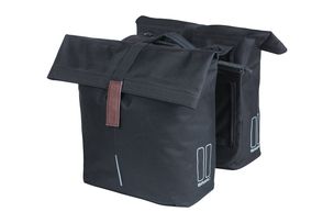 Basil Double Fietstas City Mik 28-32 Liter - Black
