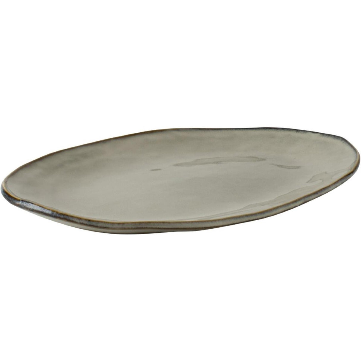 Dutch rose ovale schaal creme 34x23cm