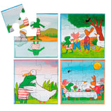 The world of Frog Puzzle, 4in1
