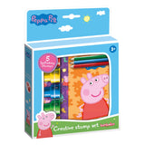 Conjunto de carimbos criativos de porco peppa