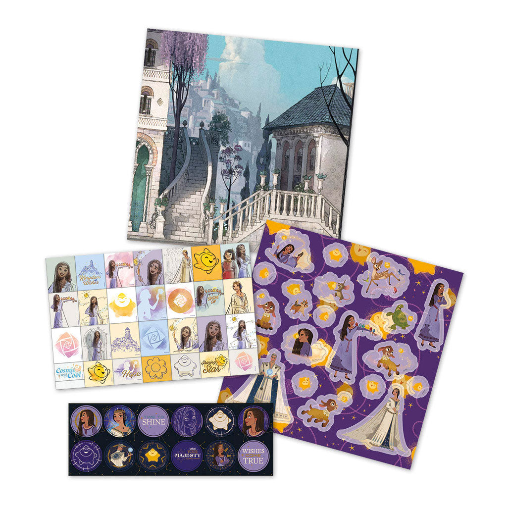 Disney Wish - Ensemble d'autocollants