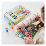 Bambolino Toys Fien and Teun educational stamp set 14-piece
