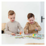 Bambolino Toys Fien and Teun educational stamp set 14-piece
