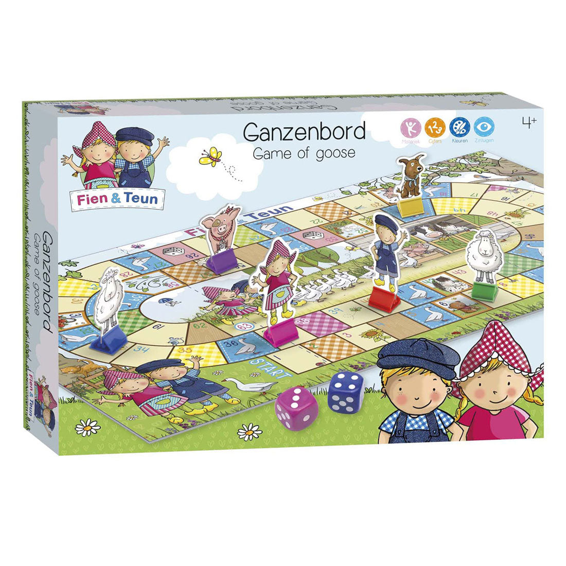 Fien and Teun game snakes and ladders