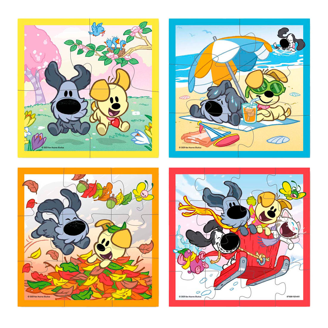 Bambolino Toys Woezel Pip 4-1 puzzle