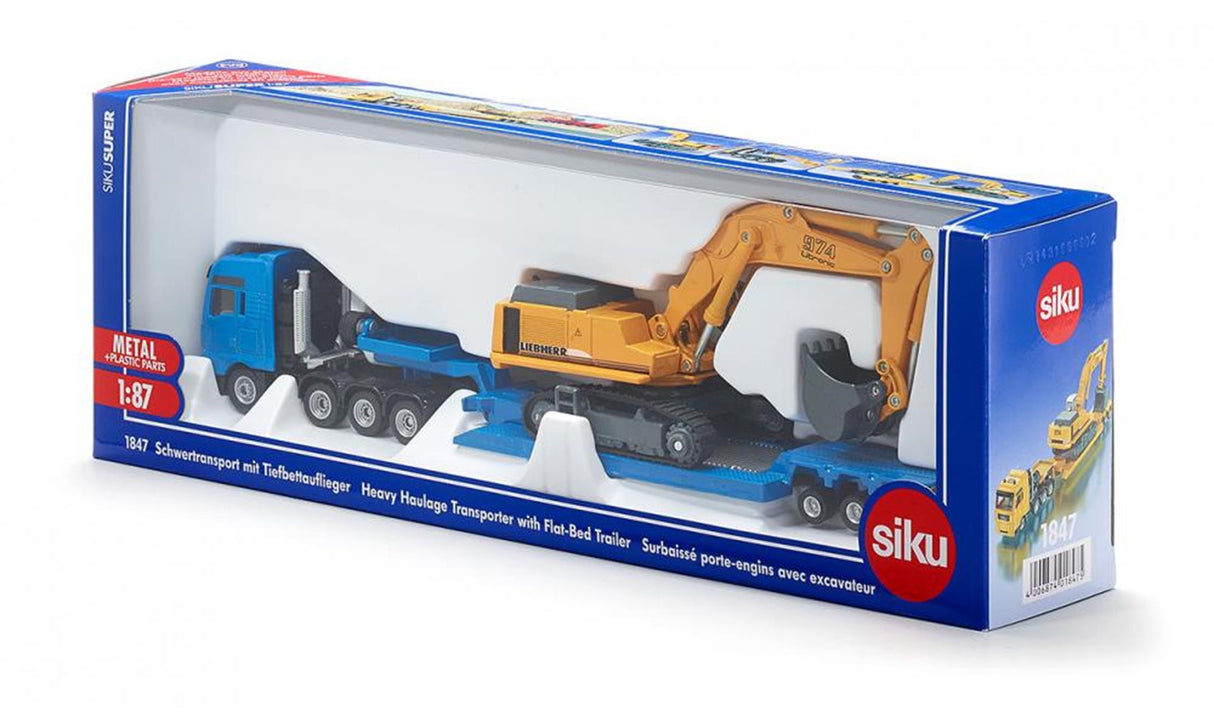 Siku lavlaster + gravemaskin liebherr (1:87)