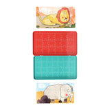 Intro magnetic travel game in tin animal puzzles, 18 pcs.