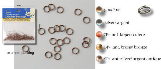 Darice • jump rings 6mm 288pcs copper