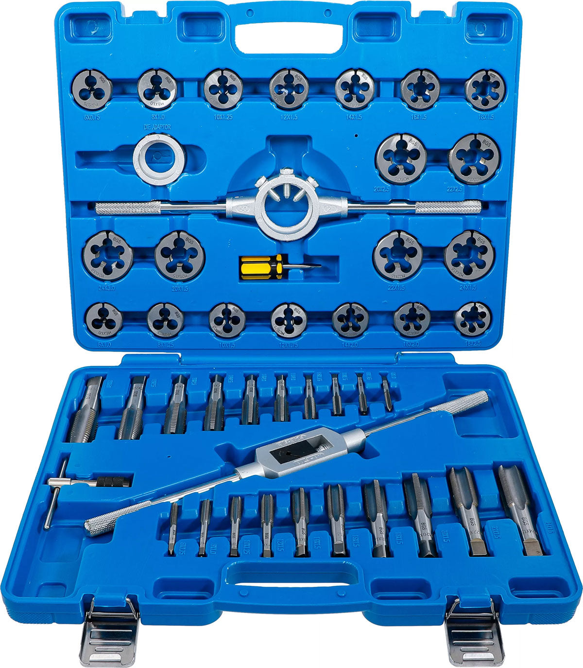 Bgs technic thread cutting set m6 - m24 45 pcs.