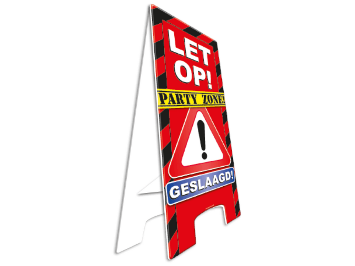 Paperdreams warning sign nr.18- geslaagd