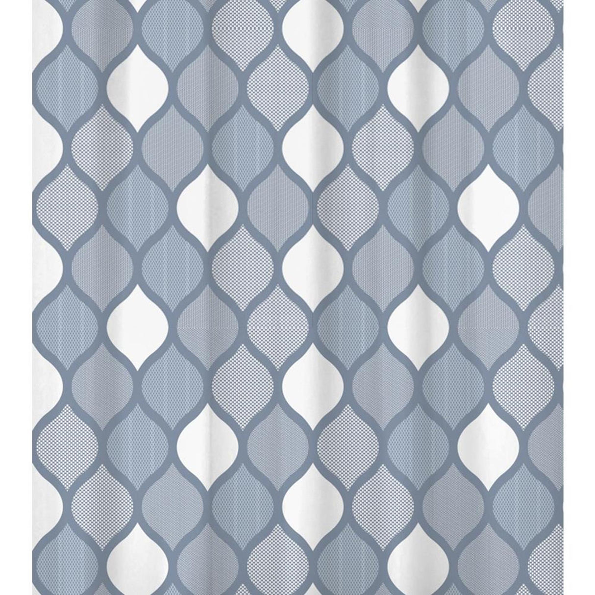 Cortina de ducha de la casa holandesa 180x200 Geo azul