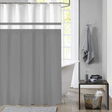 Cortina de ducha de la casa holandesa 180x200 Plain Grey