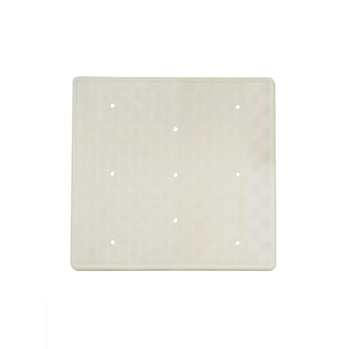 Mat de ducha de la casa holandesa goma blanca 54x54 dh