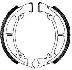 NEWFRen Bremssegment GF1196 Suzuki TS-X Heck