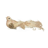 Vogel Foam Pearls - Glitter Feather on Clip 4 assorti 16.5 cm