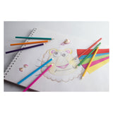 Double colored pencil, 12 pcs.
