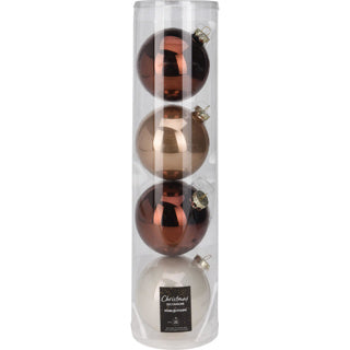 Christmas bauble 10cm S4 Coffee