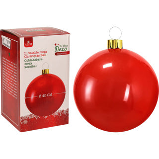 Other brands Christmas bauble inflatable slide 45cm red