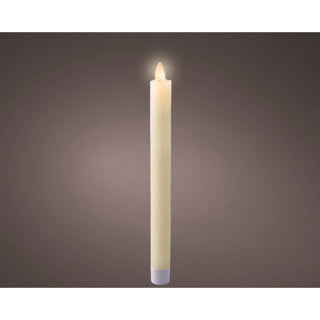 Led waving dinerkaars wax steady binnen creme h.24.5cm d.2.1cm