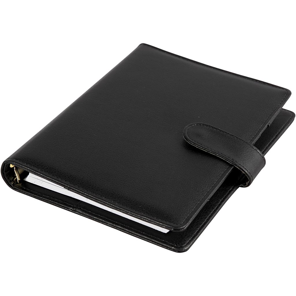 Creativ company planner bullet journal, size 19x23.5x4 cm, ring binder, black, 1 piece