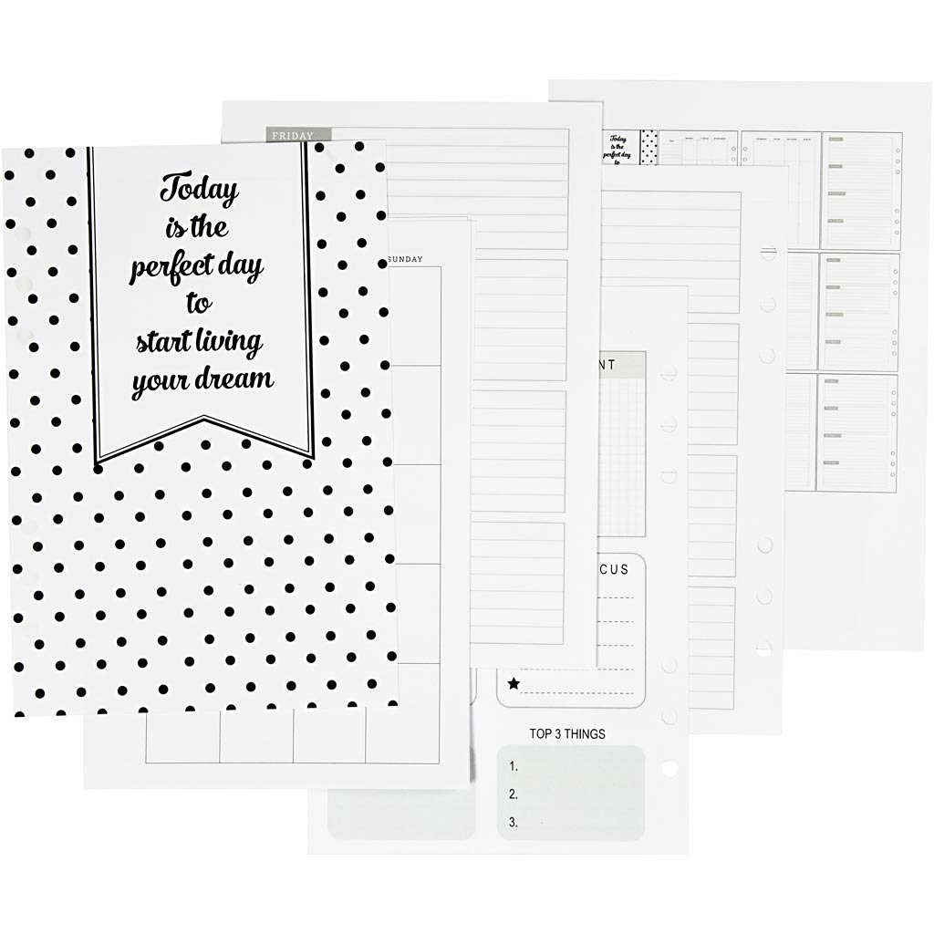 Creativ Company Planner Bulletjournal pages, 7LDG.