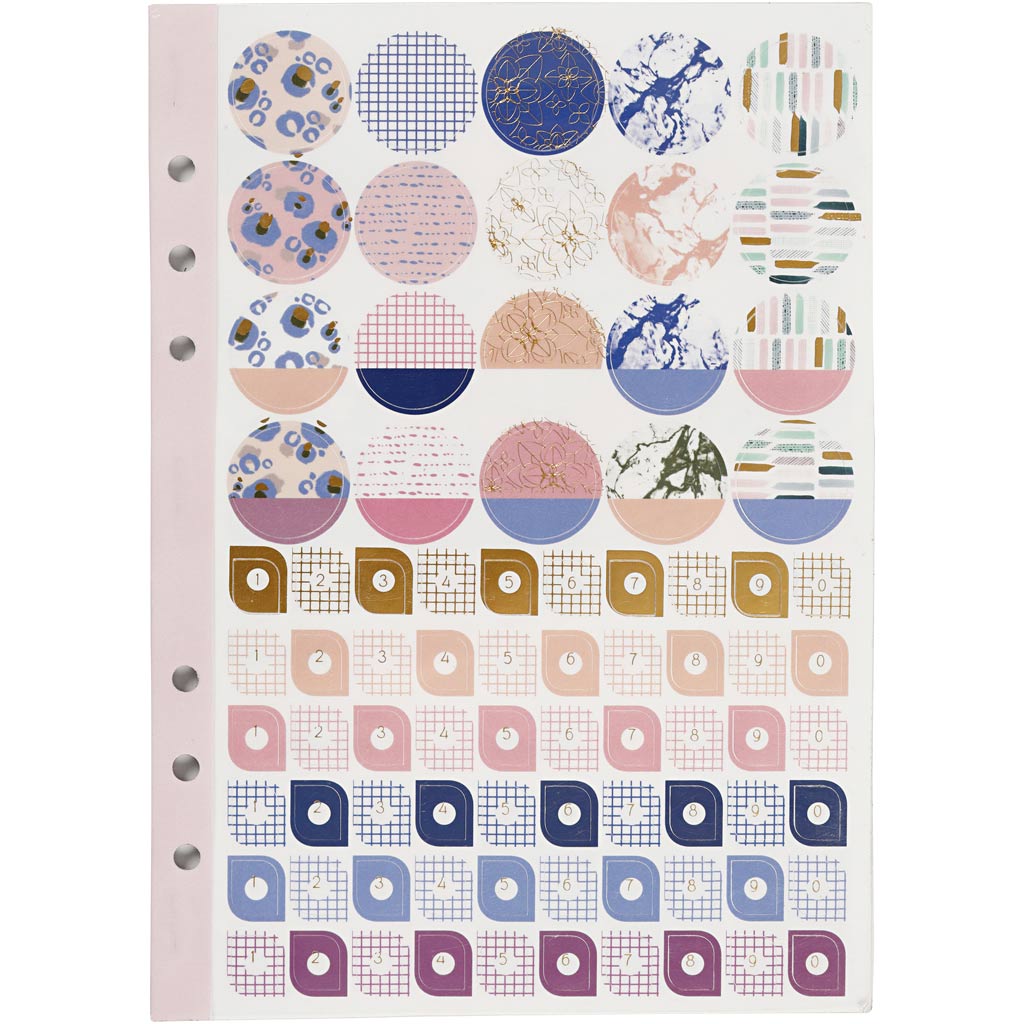Creativ Company Stickerboek Bloemen A5 for Planner, 578st.
