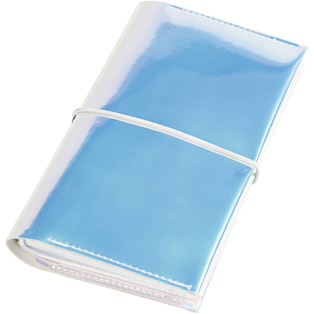 Creativ company planner bullet journal, size 10x18x1.5 cm, elastic closure, holographic, 1 piece