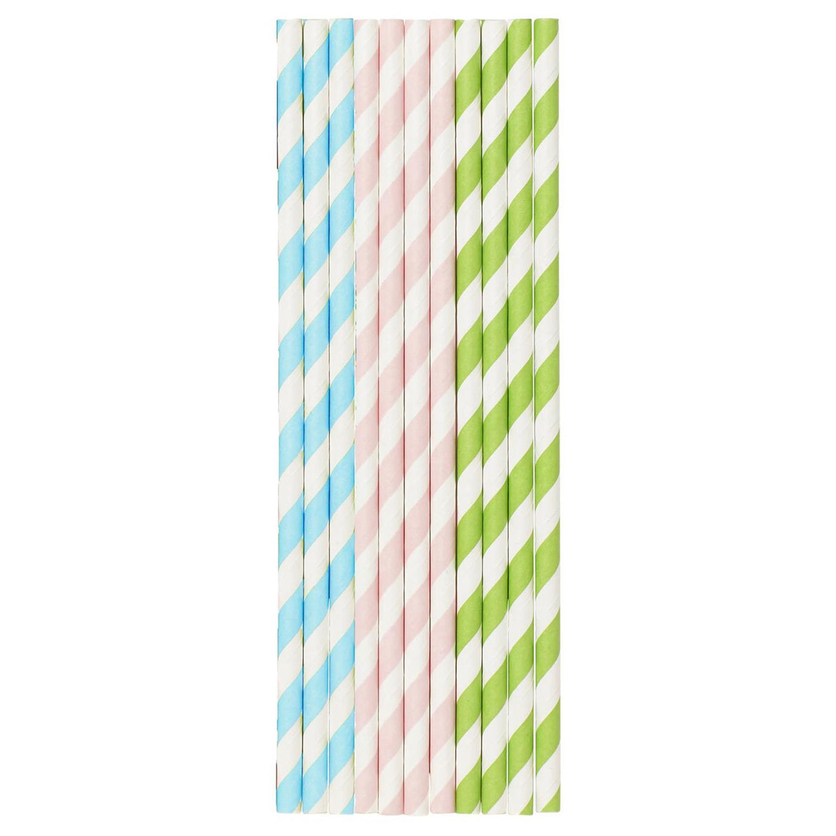Duni papieren rietjes pastels 20cm 25st