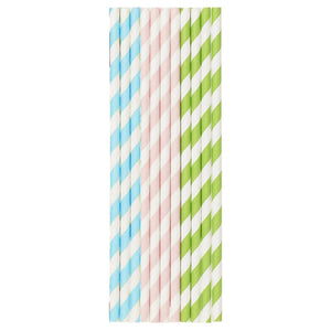 Duni papperssugrör pasteller 20cm 25st