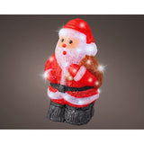 LED Santa Claus acrylic steady outdoor length 16.5cm x w.22cm x h.36cm