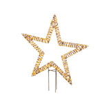 Kaemingk micro led stake light wicker steady buitenl.1 cm x w.76cm x h.92cm