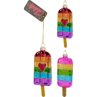 Ijsje hangdeco 5x13cm 2ass des