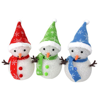 No brand sneeuwpop led 3xaaa 20cm