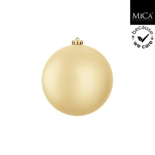 Edelman bal onbreekbaar goud mat - d15cm