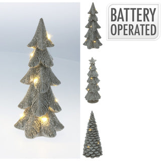 Christmas tree with LED 21cm 3ass design