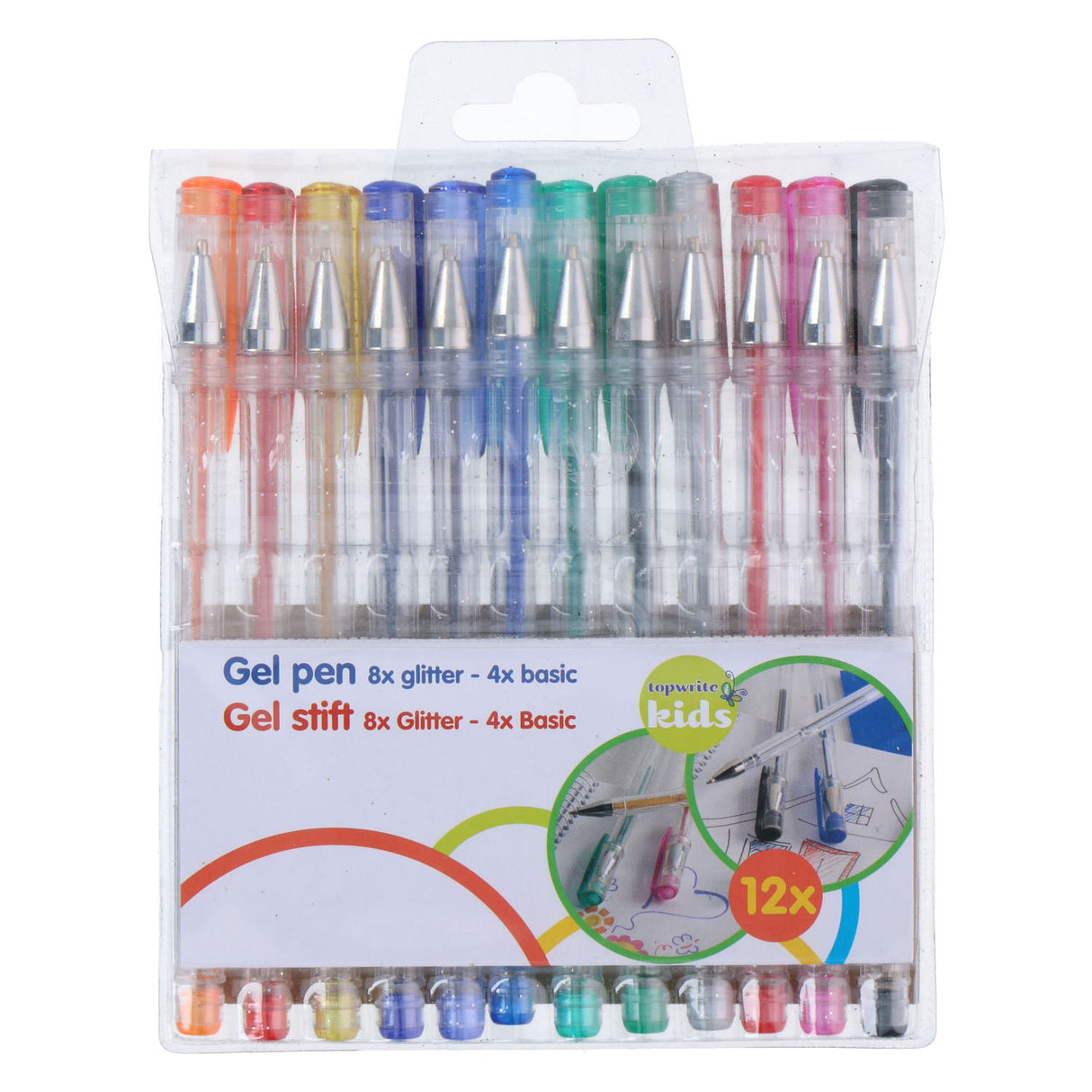 Gel Pens, 12st.