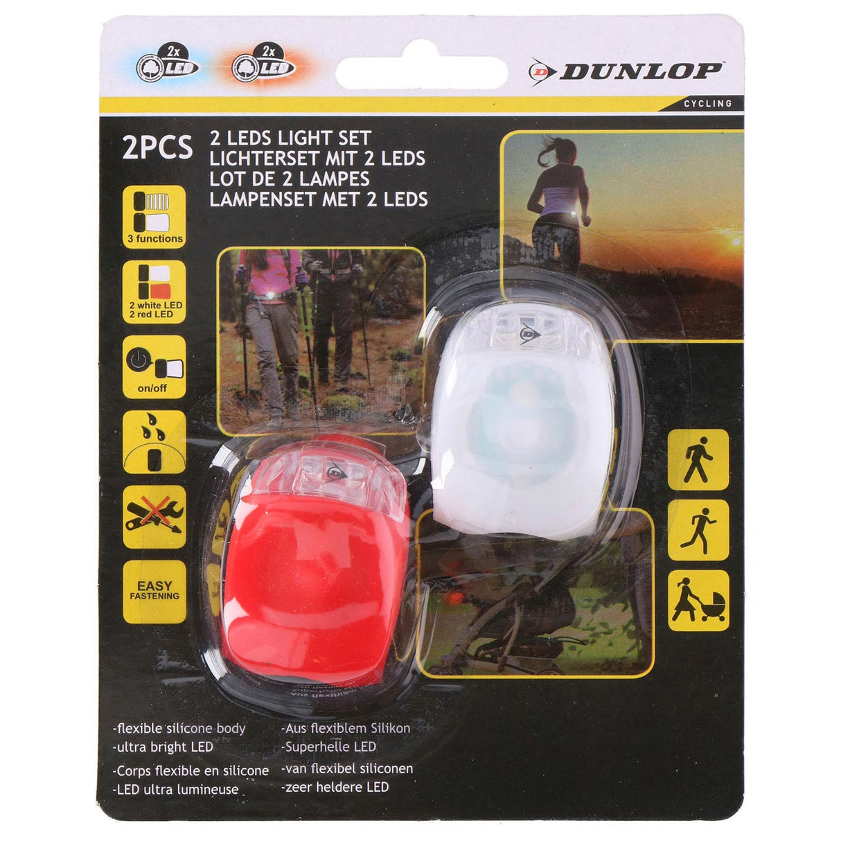 LED SET LUCE BICYCLE, 2 °.