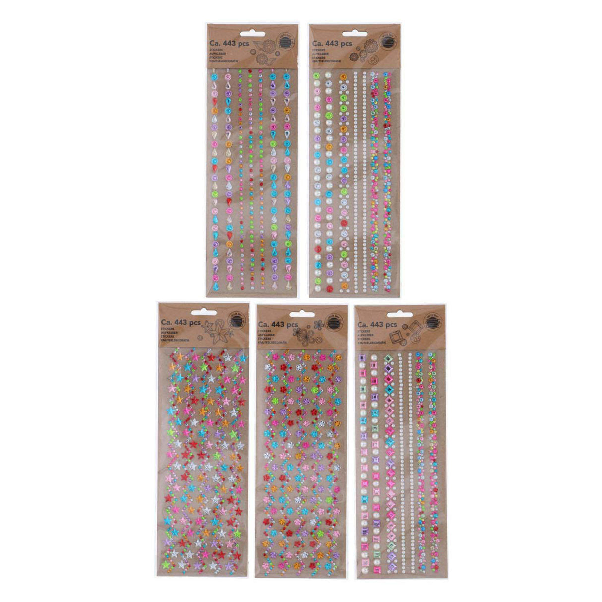 Diamond stickers figures